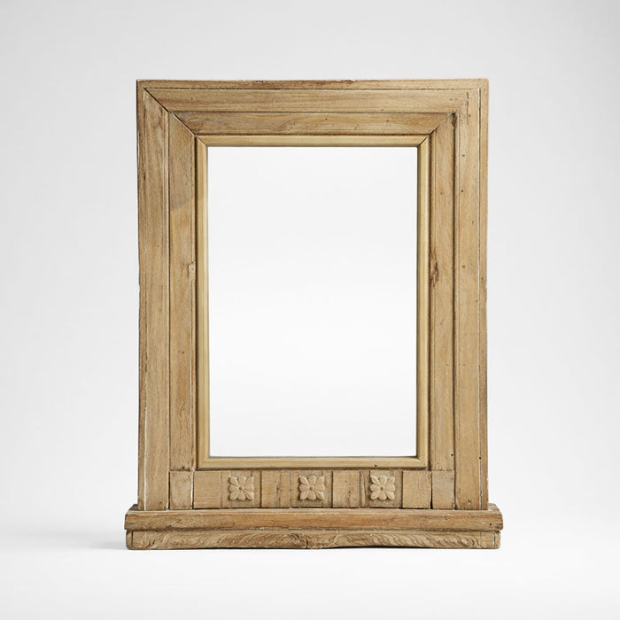 Ajantha Wooden Window Mirror Small