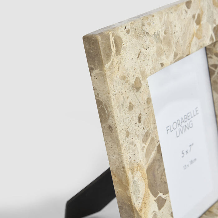 Oro 5 x 7 Photo Frame Butterscotch Marble