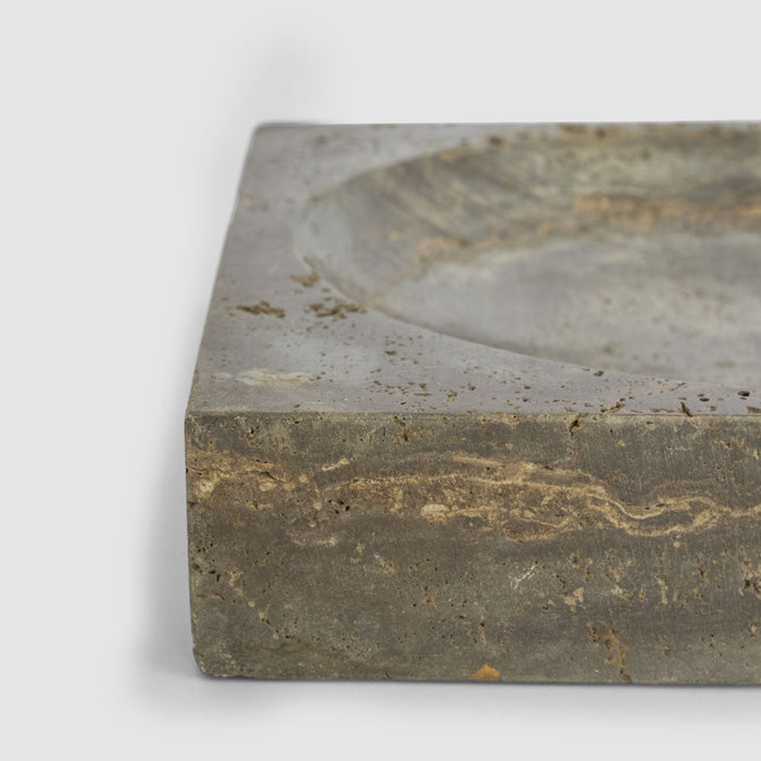 Roma Travertine Bowl Large
