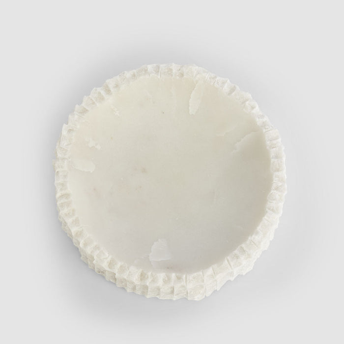 Cici Ribbed Marble Bowl Small