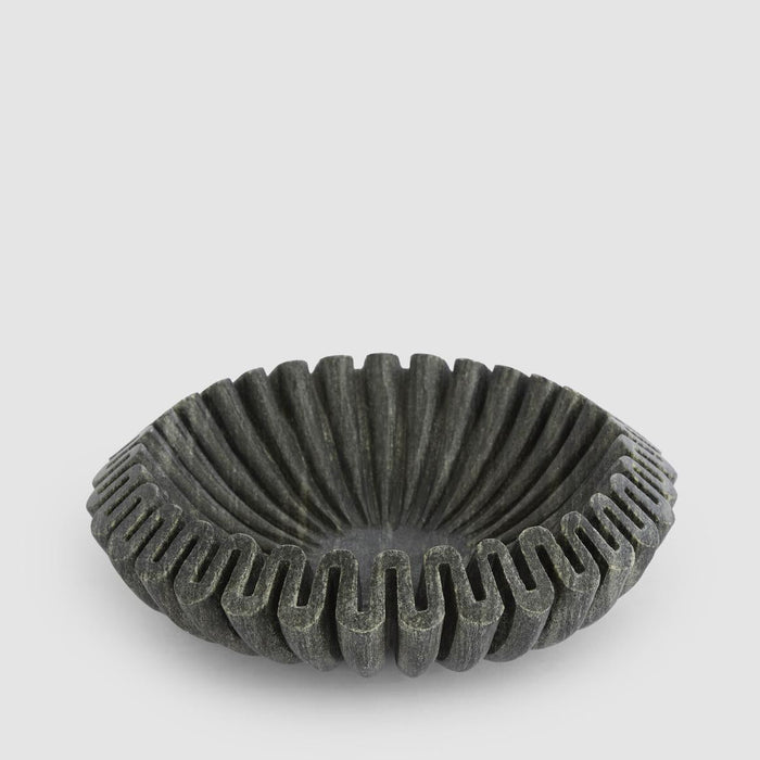 Oro Wave Bowl Marble Black