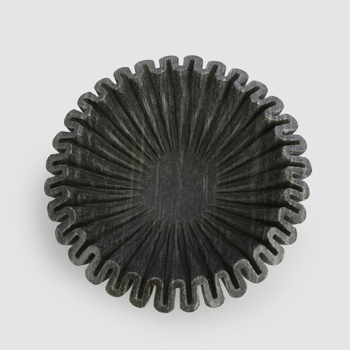 Oro Wave Bowl Marble Black