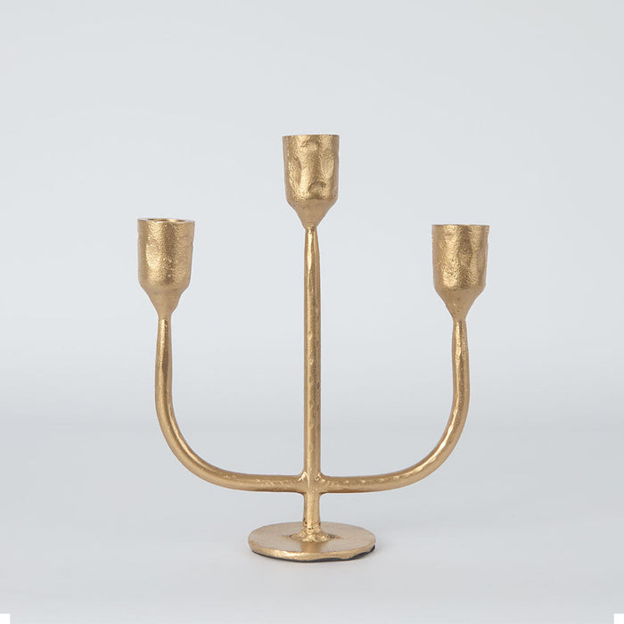 Jasper Candle Stand Brass