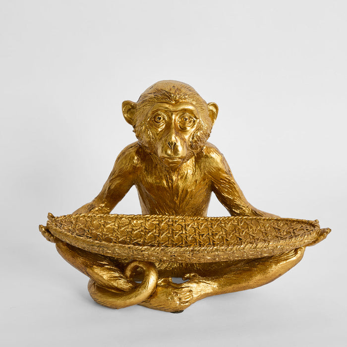 Simeon Monkey Dish Gold