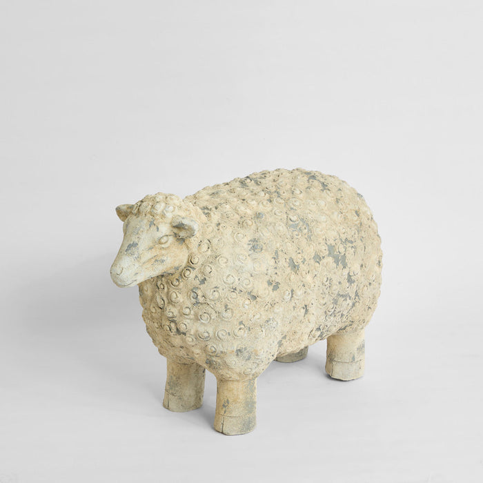 Shaun Sheep Sculpture Large Cream