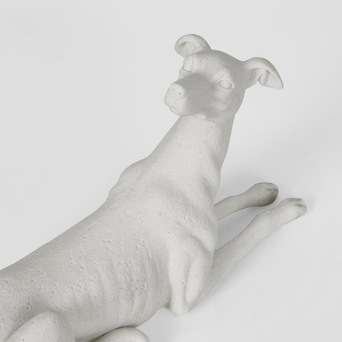 Penny Dog Sculpture White
