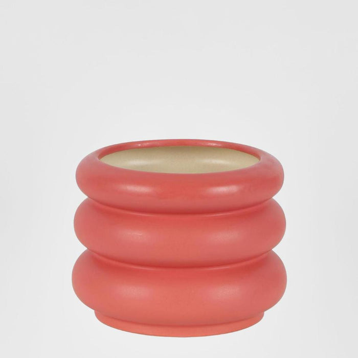 Mia Ceramic Pot Small Pink 2 pcs