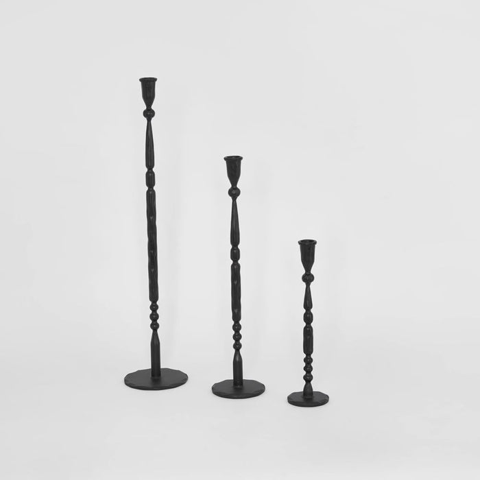 Jonah Forged Iron Candle Holder