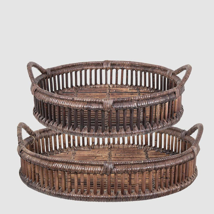 Trays Rattan Bahama Brown
