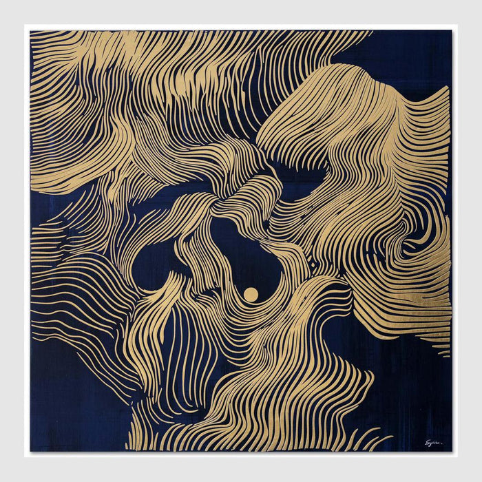 Celestial Currents A Wall Art 82.5 x 82.5cm