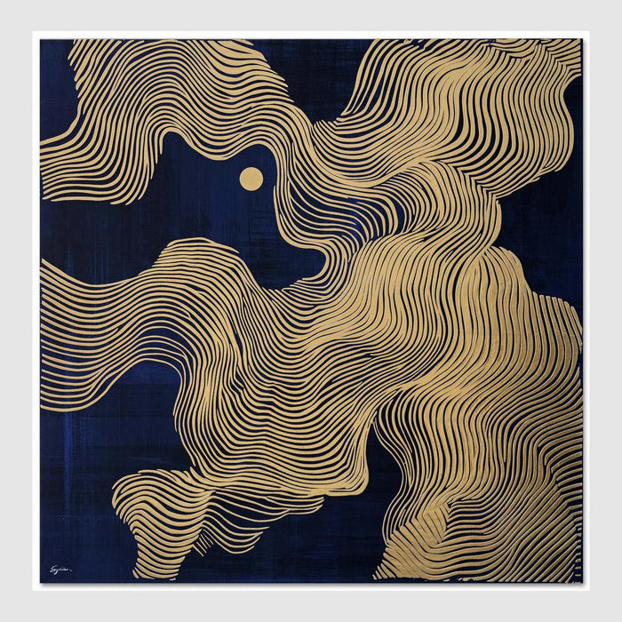 Celestial Currents B Wall Art 82.5 x 82.5cm