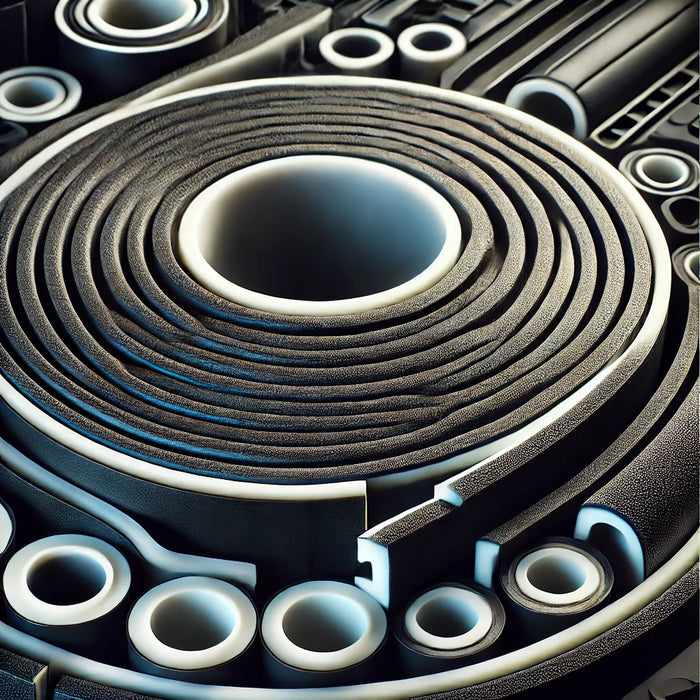 Adhesive PVC Nitrile Foam - Black, Closed Cell, High Resistance (For Sealing & Channeling)