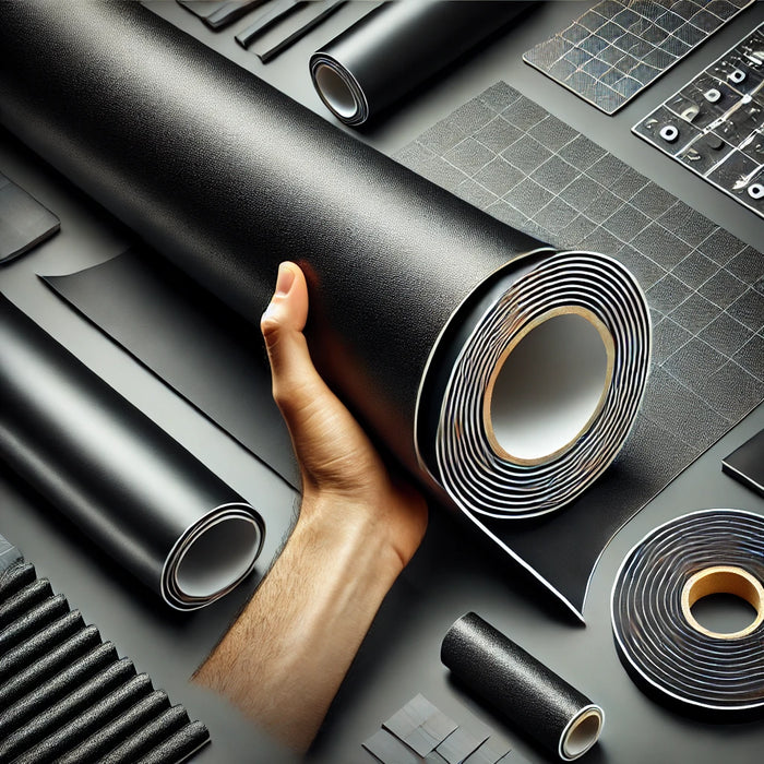 Adhesive PVC Nitrile Foam - Black, Closed Cell, High Resistance (For Sealing & Channeling)