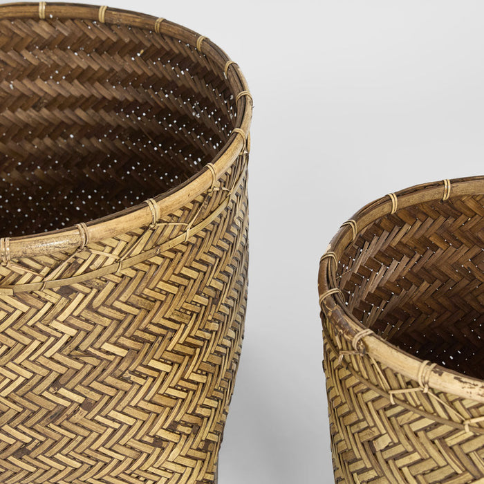 Lila Rattan Basket