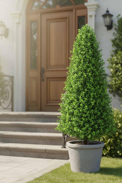 Boxwood Pyramid Tree 1m