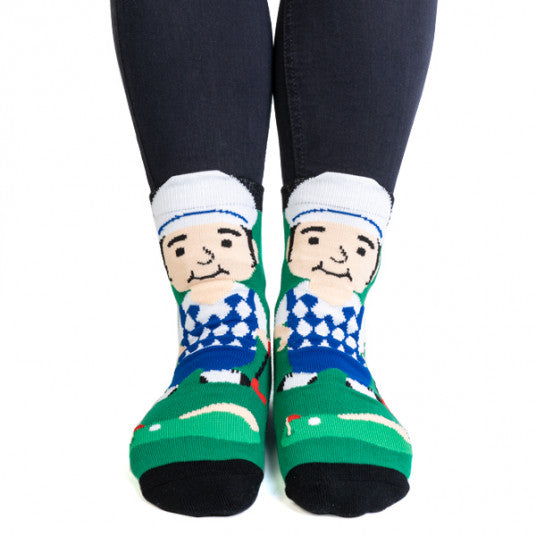 Golfer Feet Speak Socks