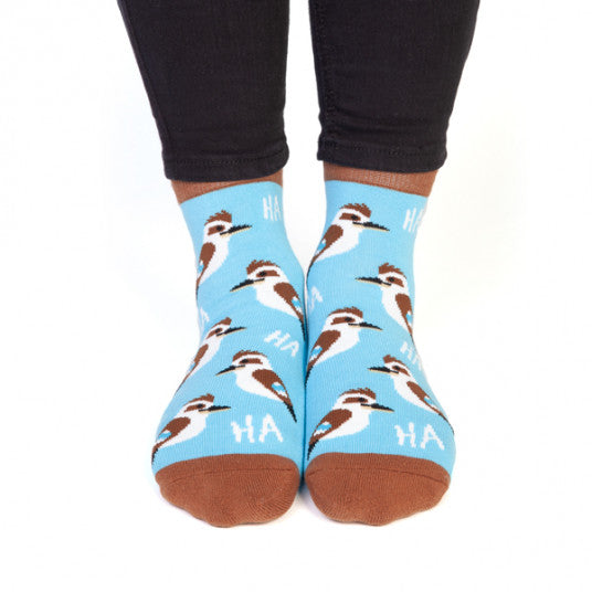 Kookaburra Feet Speak Socks