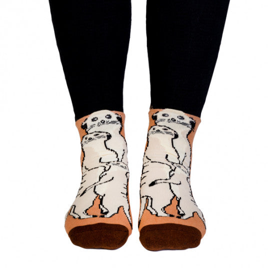 Meerkat Feet Speak Socks