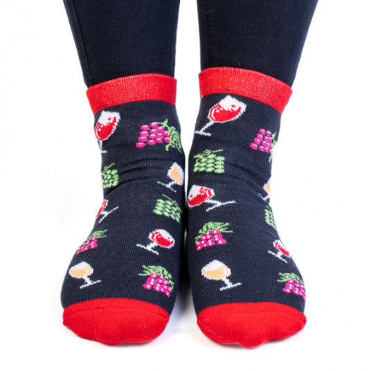 Wine Feet Speak Socks