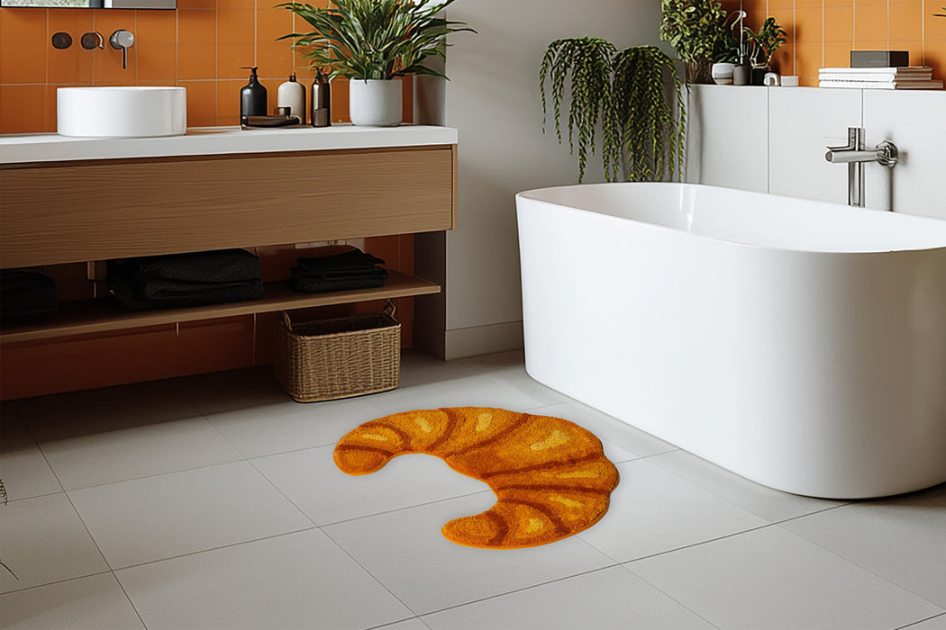 NSIMG-SHA256:6dec36cf077e2720834eb96765aa0947728e7e2ec3af1dd6915a008246da5927 · Isalbi Kikkerland Croissant Bath Rug Brown