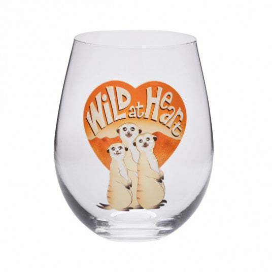 Meerkat Stemless Wine Glass