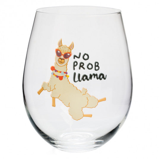 Llama Stemless Glass