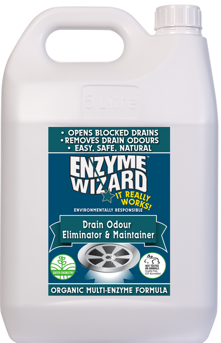 Enzyme Wizard Drain Odour Eliminator & Maintainer – 5 L