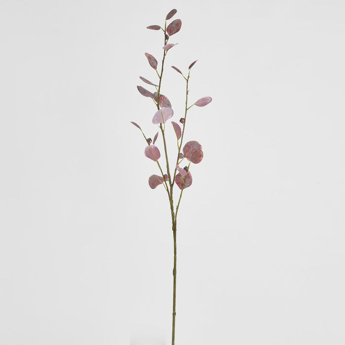 Eucalyptus leaf Spray Burgundy 90cm 6 pcs
