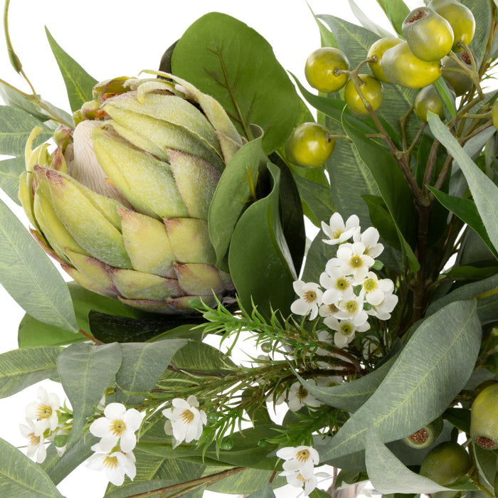 NSIMG-SHA256:b1f2aa7ff35e01a516e97f7f2820cf1b62990cccc36cddc0c98e862bcb16edeb · Isalbi Rogue Grand Protea - Garden Vase Green