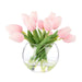 NSIMG-SHA256:782dce480c05006df96a2dcaadd67d4adef9e9c13fb3c2705ab6449f8945b634 · Isalbi Rogue Tulip Bunch - Sphere Vase Pink
