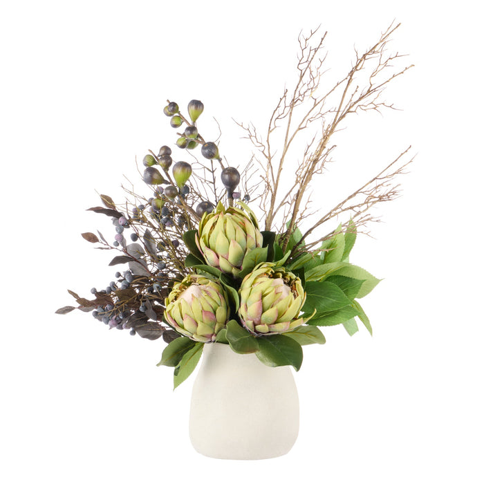 NSIMG-SHA256:b02f2525ac0156ccd577947d9034a3a9886d8fb3284c5c28b6412be6d8464796 · Isalbi Rogue Protea Fig Berry Mix - Maliah Pot Green & Purple
