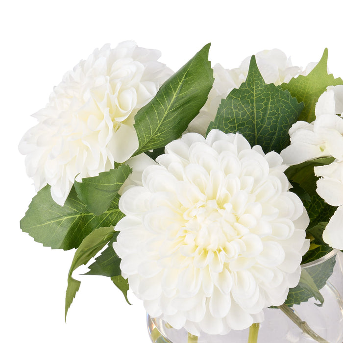 NSIMG-SHA256:fb6fb12c03b31bb12d6b3f877cac4e14325856ea9f98ebc91777a4414988eeb2 · Isalbi Rogue Chrysanthemum Hydrangea - Classic Bowl White