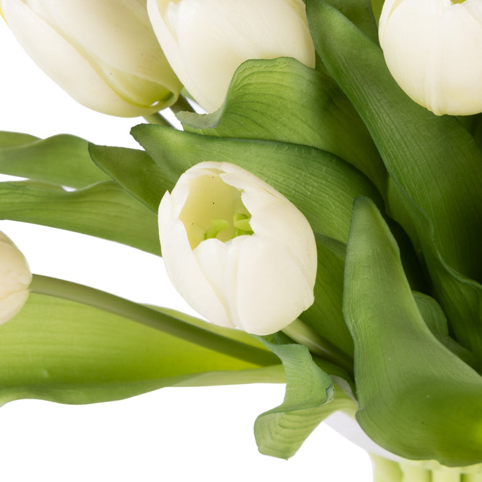 NSIMG-SHA256:0b63aa220c6b6e5f5a0a16c389b2987de215cb12329e507d83bbd397f9b049cf · Isalbi Rogue Tulip Bunch - Phoebe Vase White