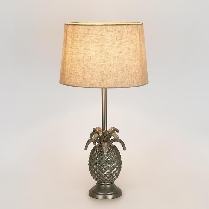 St Martin Table Lamp Base Antique Silver- Base Only