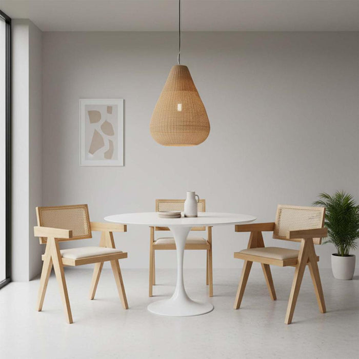 Coco Rattan Pendant