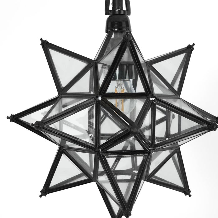Star Ceiling Pendant Small Black