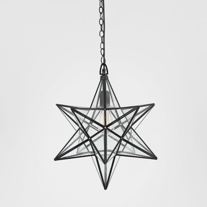 Star Ceiling Pendant Large Black