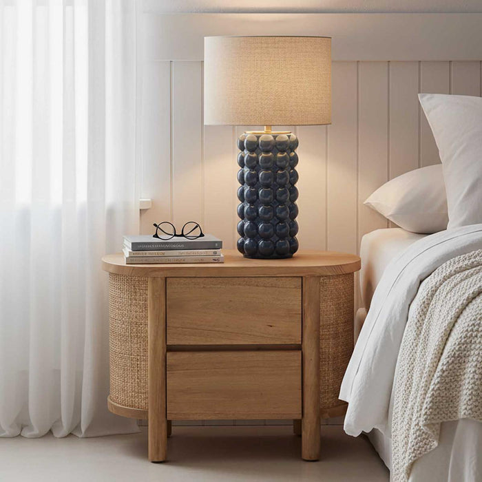 Condotti Blue Table Lamp & Shade