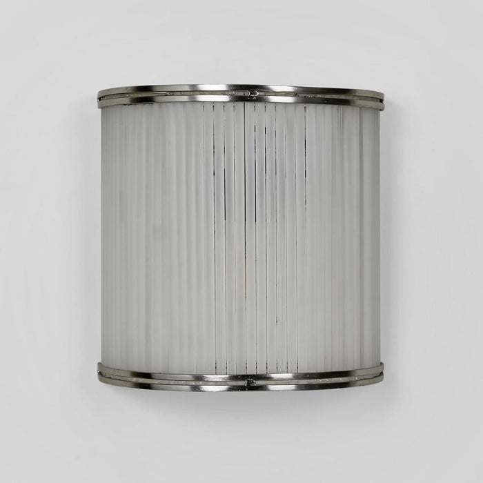 Inanda Half Round Wall Light Nickel