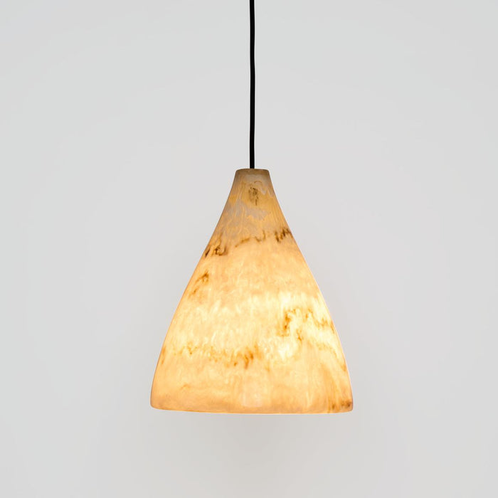 Cove Resin Pendant Light Beige
