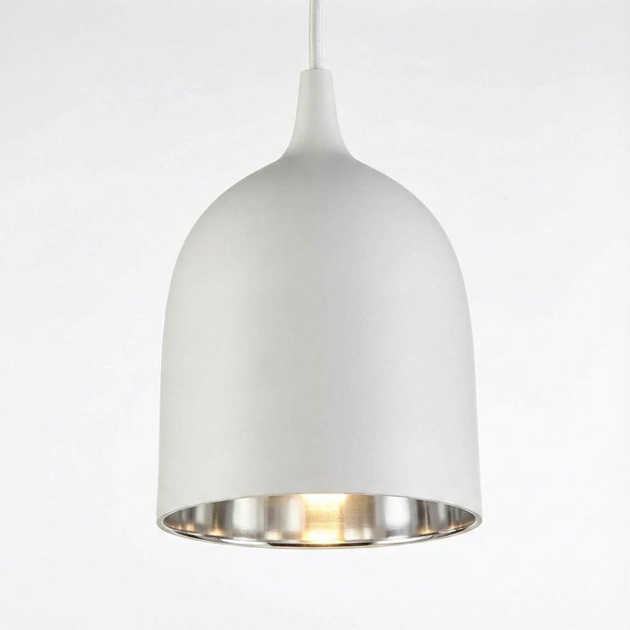 Lumi-R Ceiling Pendant White and Silver