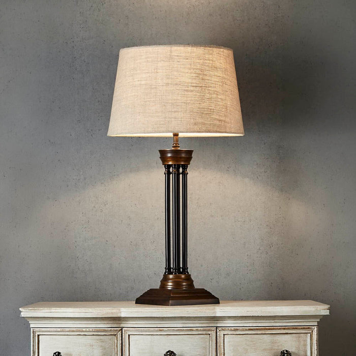 Hudson Table Table Lamp Base Bronze- Base Only