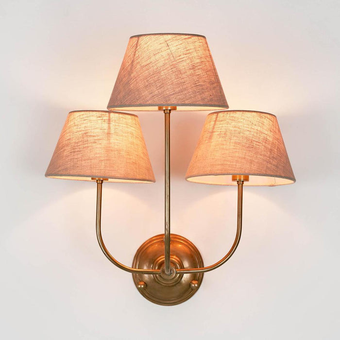 Trilogy Wall Light Base Brass