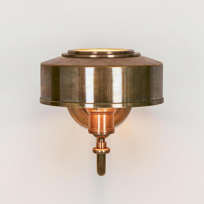 Gadsby Wall Light Antique Brass