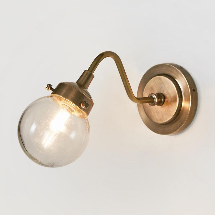 Beacon Outdoor Wall Light Antique Brass