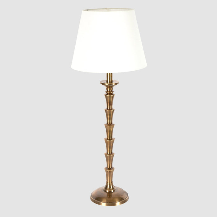 Jordan Table Lamp Base Antique Brass- Base Only