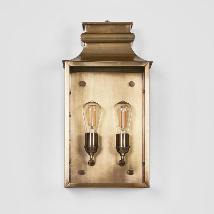 Westpoint Outdoor Wall Light Antique Brass