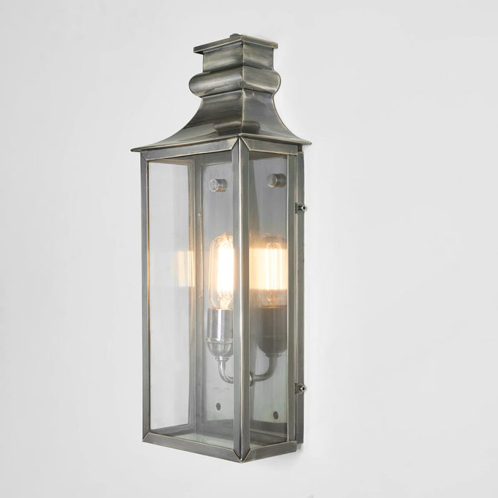 Westpoint Outdoor Wall Light Medium Antique Silver