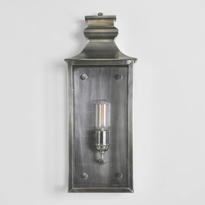 Westpoint Outdoor Wall Light Medium Antique Silver