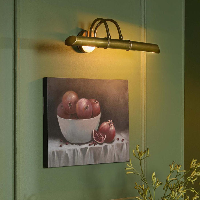 Bankers Wall Light Antique Brass